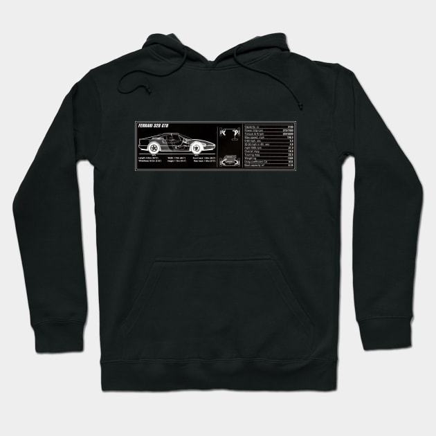 Ferrari 328 GTB Hoodie by SuperSportArt